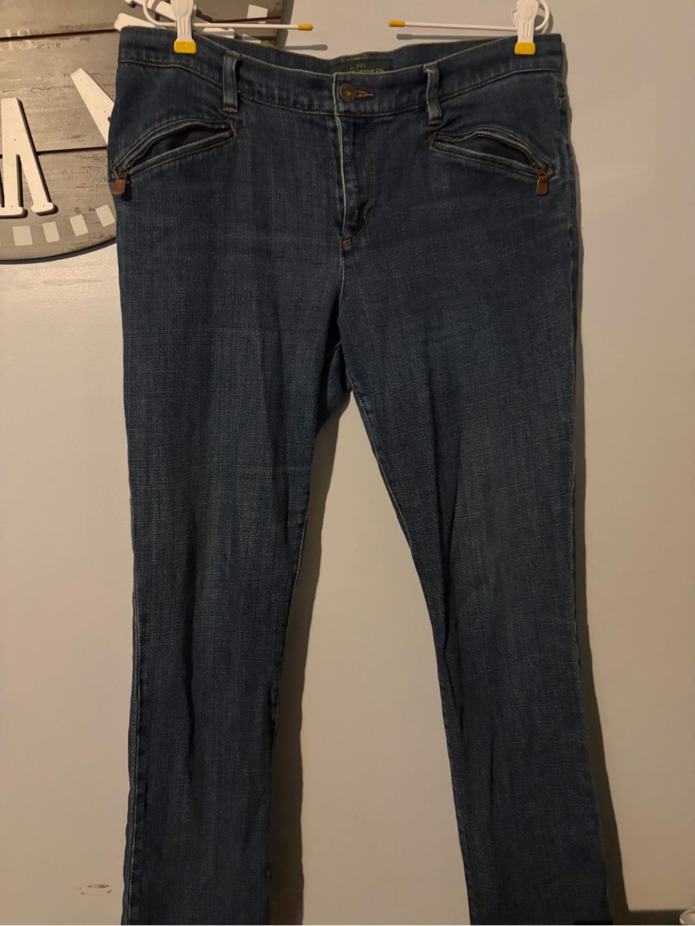 Lauren Ralph Lauren Women’s Dark Blue Straight Leg Jeans - Classic Denim